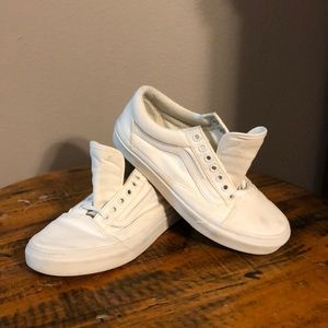 Off white old skool vans